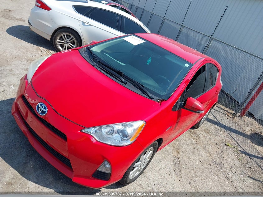2012 Toyota Prius C VIN: JTDKDTB38C1505241 Lot: 39895787