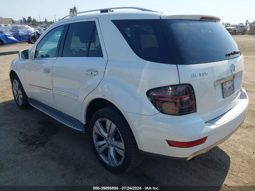 2011 Mercedes-Benz Ml 350 4Matic VIN: 4JGBB8GB8BA658733 Lot: 39895806