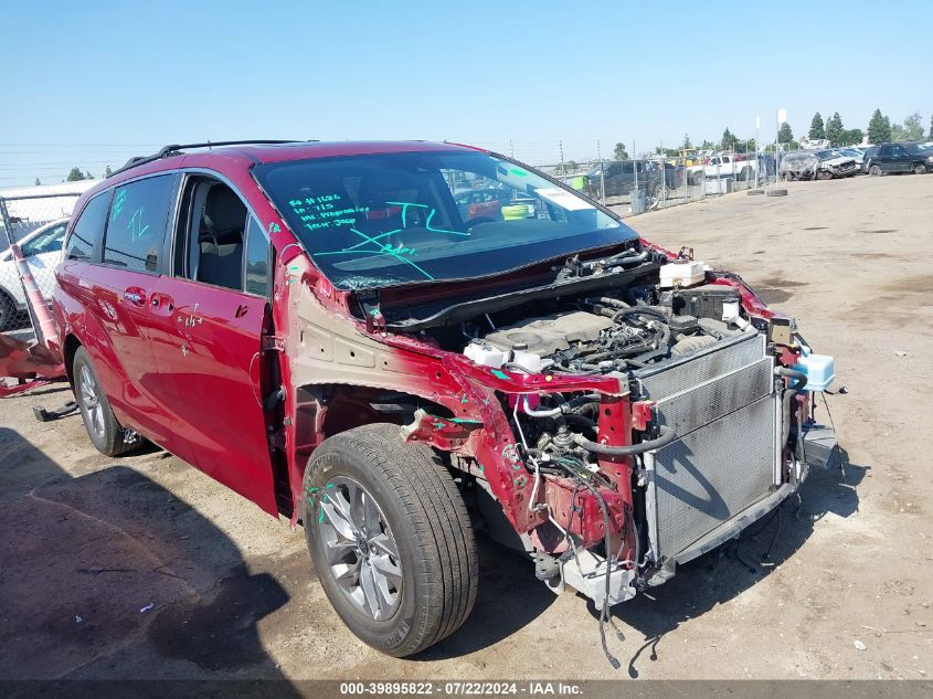 5TDJRKEC2NS091656 2022 TOYOTA SIENNA - Image 1