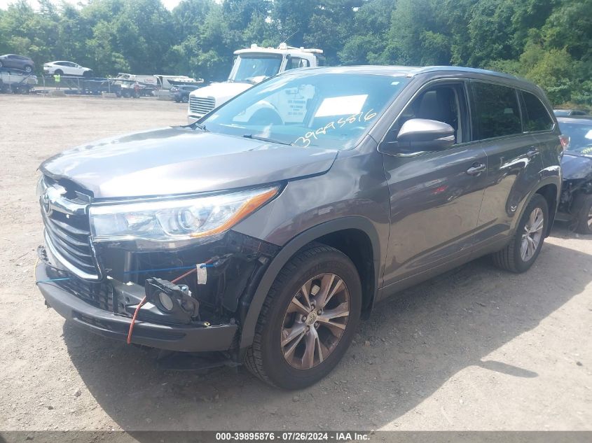 5TDJKRFH7FS089488 2015 TOYOTA HIGHLANDER - Image 2