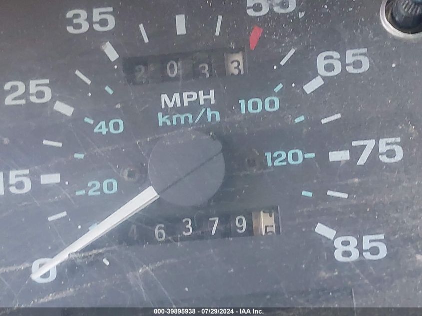 1993 Ford Ranger VIN: 1FTCR10X5PUC31582 Lot: 39895938