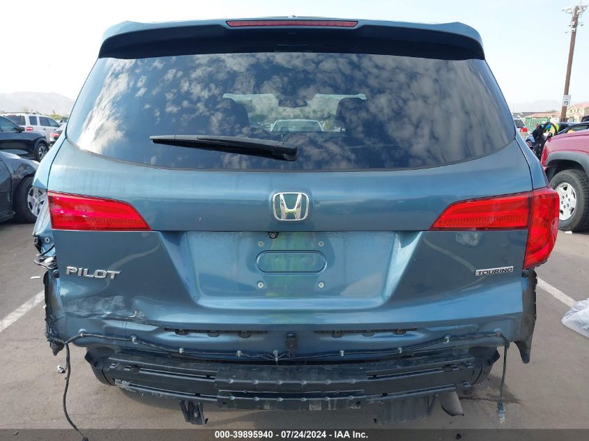 2018 Honda Pilot Touring VIN: 5FNYF5H96JB001769 Lot: 39895940