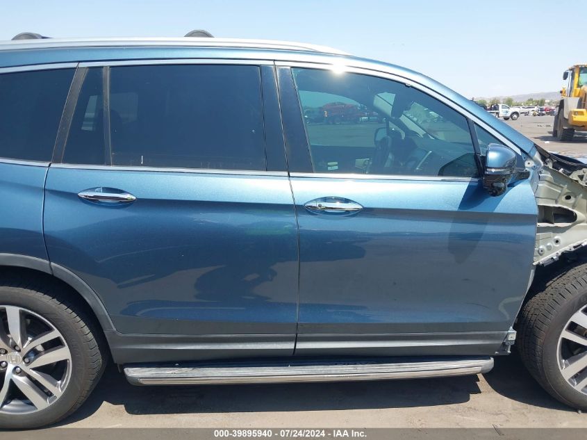 2018 Honda Pilot Touring VIN: 5FNYF5H96JB001769 Lot: 39895940