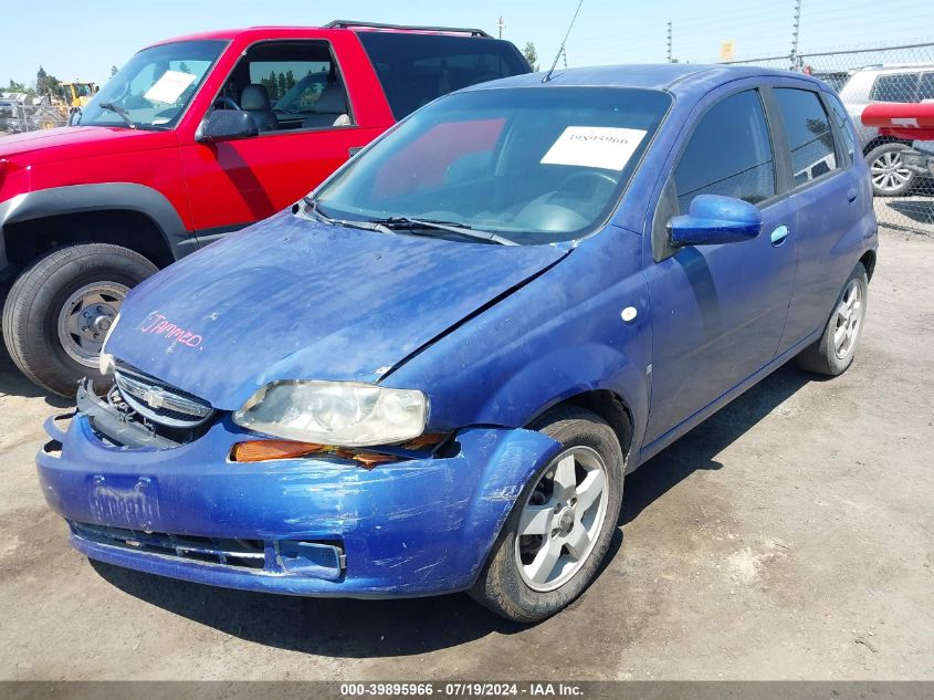 2007 Chevrolet Aveo 5 Ls VIN: KL1TD66667B729335 Lot: 39895966