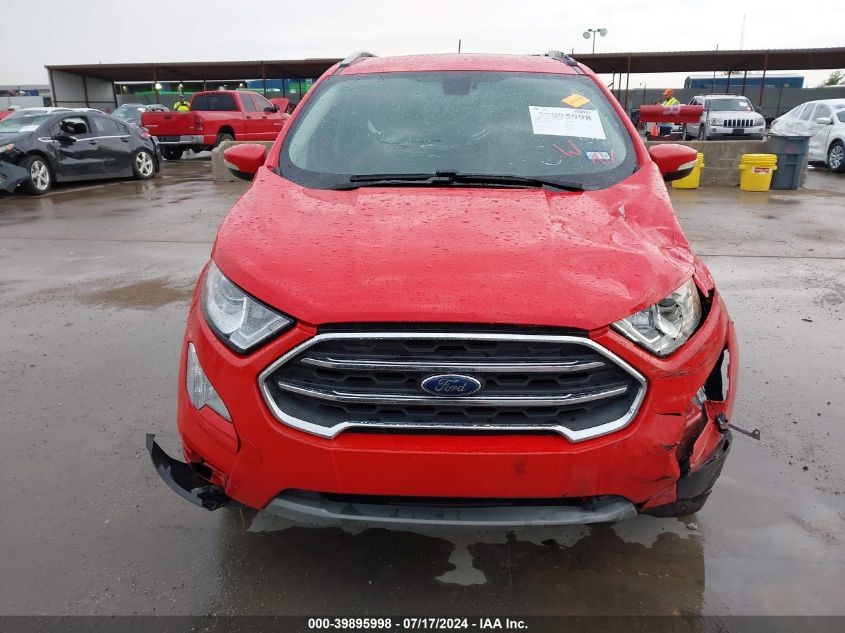 2019 Ford Ecosport Titanium VIN: MAJ6S3KL7KC267625 Lot: 39895998