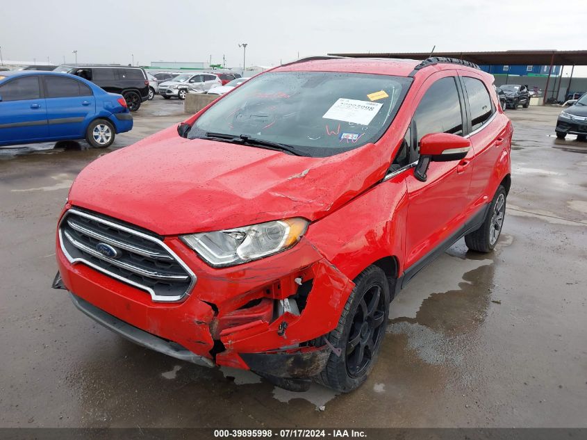 2019 Ford Ecosport Titanium VIN: MAJ6S3KL7KC267625 Lot: 39895998