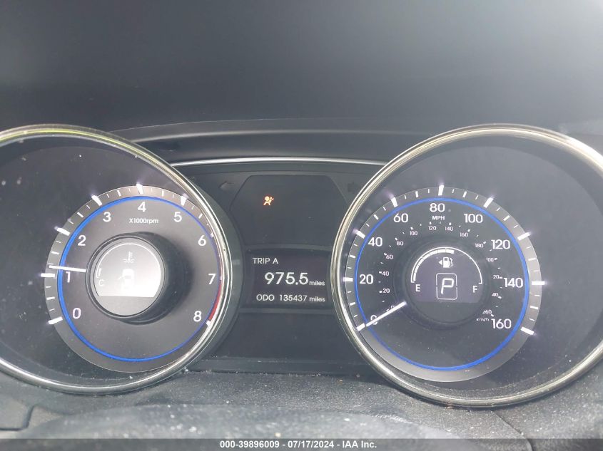 2011 Hyundai Sonata Gls VIN: 5NPEB4AC6BH156940 Lot: 39896009