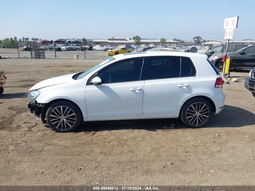 2014 Volkswagen Golf 2.5L VIN: WVWDB7AJ5EW001256 Lot: 39896012