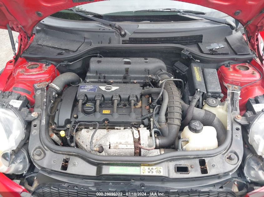 2007 Mini Cooper S VIN: WMWMF73597TL92949 Lot: 39896022