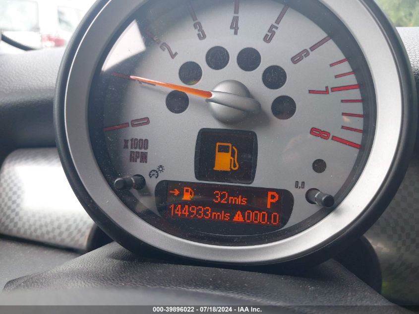 2007 Mini Cooper S VIN: WMWMF73597TL92949 Lot: 39896022