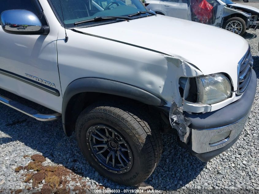 2001 Toyota Tundra Sr5 V8 VIN: 5TBBT441X1S164924 Lot: 39896033