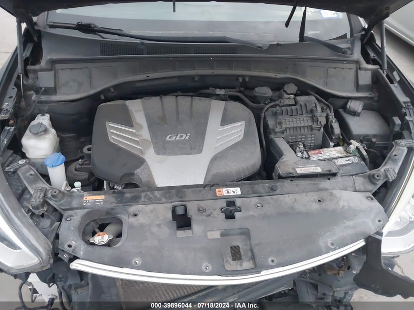 2016 Hyundai Santa Fe Se VIN: KM8SM4HF1GU158911 Lot: 39896044