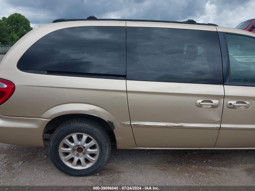 2001 Chrysler Town & Country Ex VIN: 2C4GP74L21R414170 Lot: 39896045