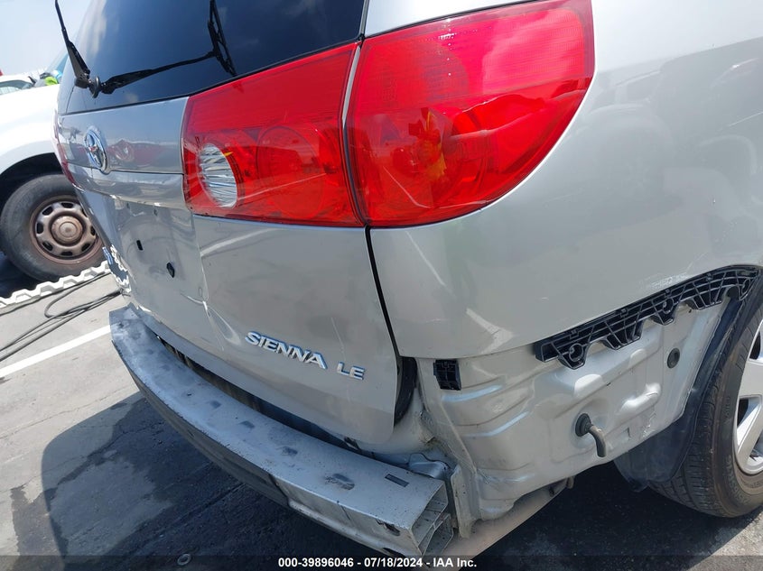 2006 Toyota Sienna Ce/Le VIN: 5TDZA23C66S434371 Lot: 39896046