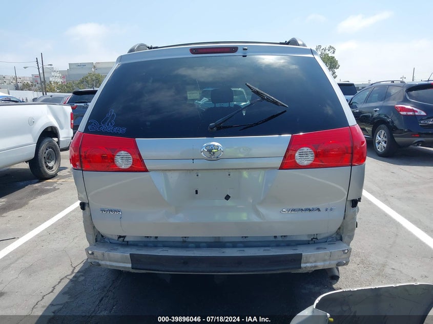 2006 Toyota Sienna Ce/Le VIN: 5TDZA23C66S434371 Lot: 39896046