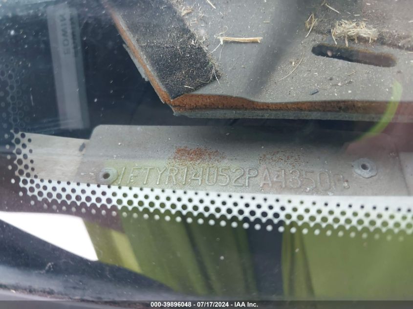 2002 Ford Ranger Edge/Tremor/Xl/Xlt VIN: 1FTYR14U52PA43500 Lot: 39896048