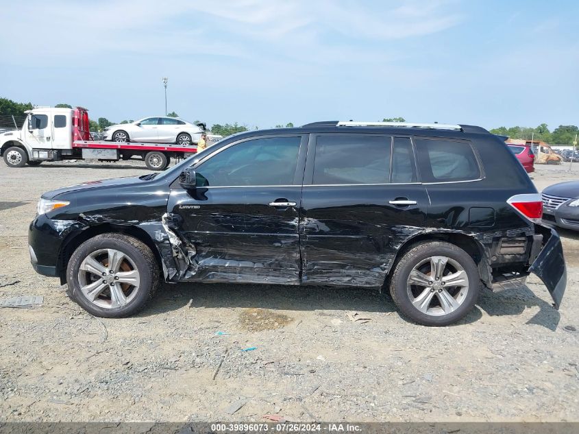 2012 Toyota Highlander Limited V6 VIN: 5TDDK3EH7CS151768 Lot: 39896073