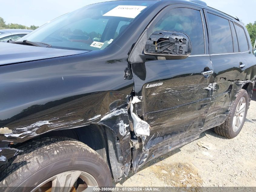 2012 Toyota Highlander Limited V6 VIN: 5TDDK3EH7CS151768 Lot: 39896073