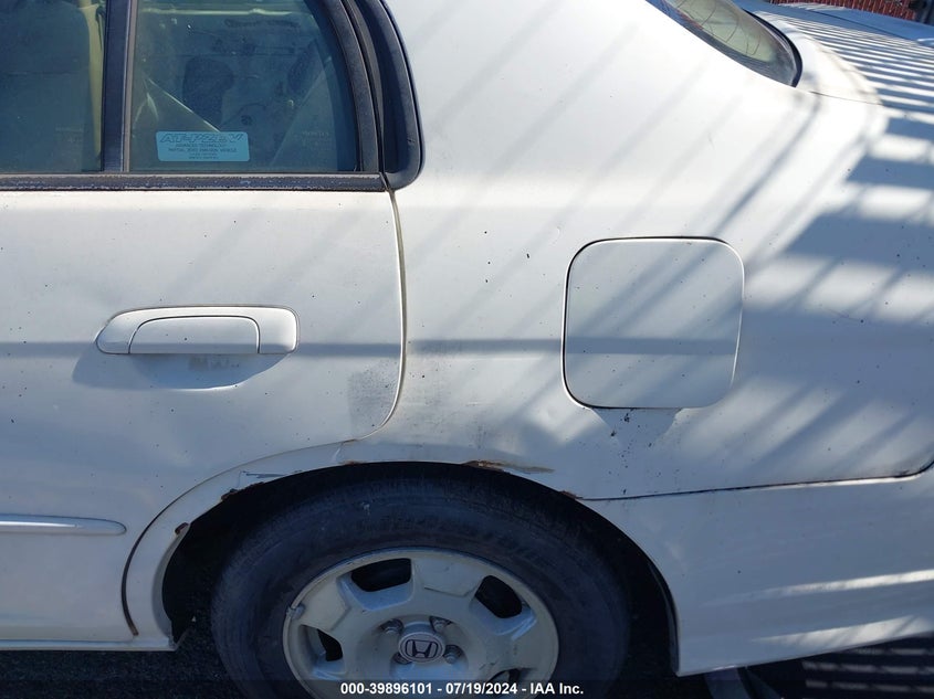 2007 Honda Civic Hybrid VIN: JHMFA36227S017185 Lot: 39896101