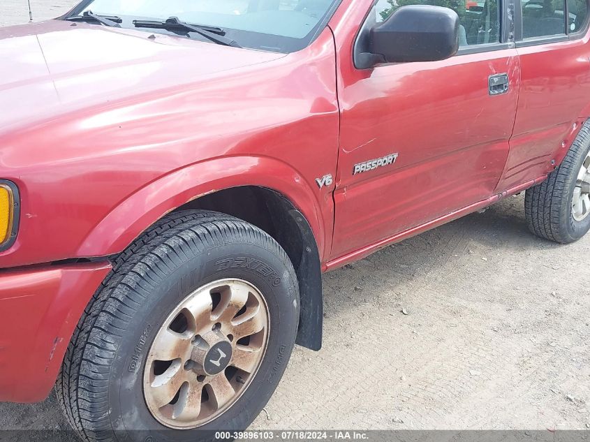 1999 Honda Passport Ex/Lx VIN: 4S6CM58W0X4416241 Lot: 39896103