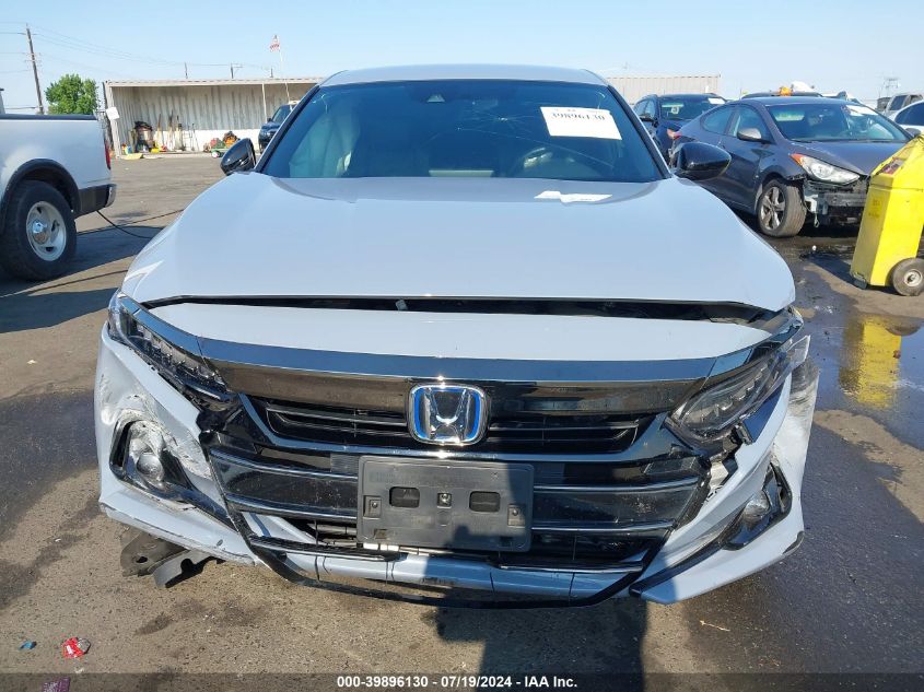 2022 Honda Accord Hybrid Sport VIN: 1HGCV3F27NA045562 Lot: 39896130