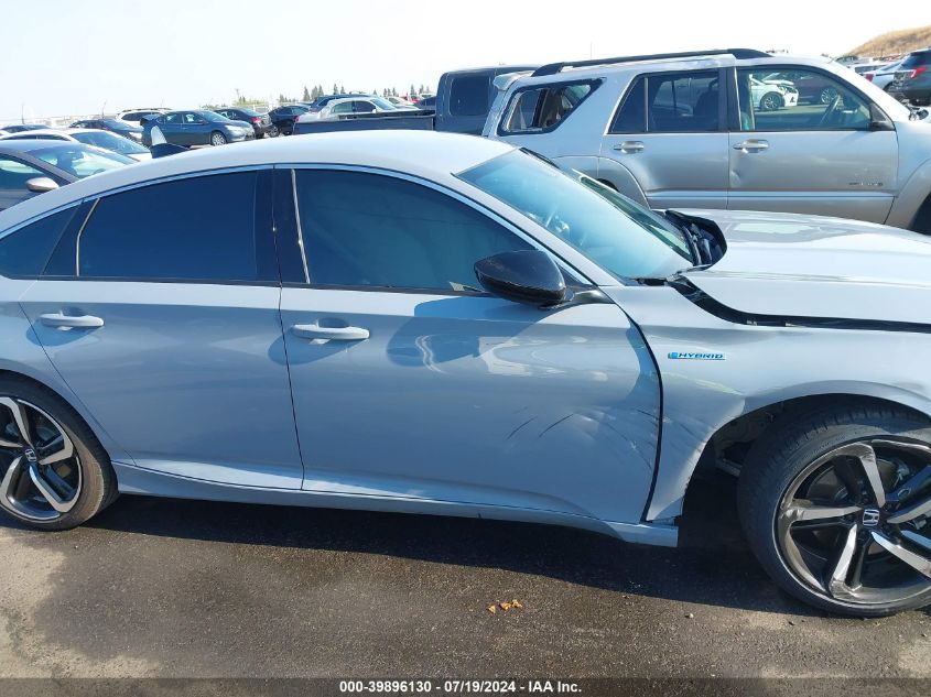 2022 Honda Accord Hybrid Sport VIN: 1HGCV3F27NA045562 Lot: 39896130