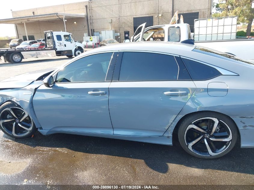 2022 Honda Accord Hybrid Sport VIN: 1HGCV3F27NA045562 Lot: 39896130