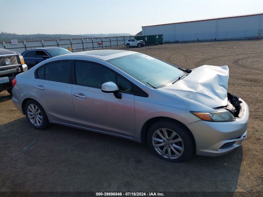 2012 Honda Civic Exl VIN: 19XFB2F95CE332419 Lot: 39896846