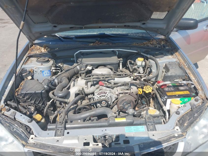 2006 Subaru Impreza 2.5I VIN: JF1GD67646H521657 Lot: 39896855