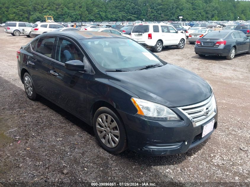 2014 Nissan Sentra Sv VIN: 3N1AB7AP6EY252869 Lot: 40477796