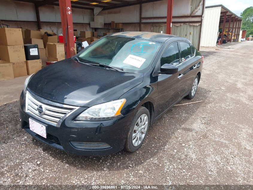 2014 Nissan Sentra Sv VIN: 3N1AB7AP6EY252869 Lot: 40477796