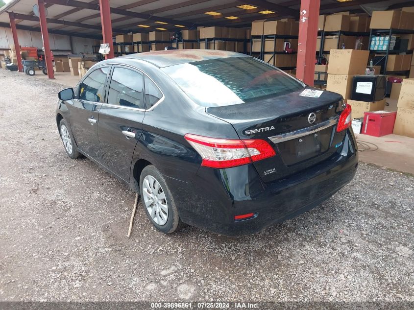 2014 Nissan Sentra Sv VIN: 3N1AB7AP6EY252869 Lot: 40477796