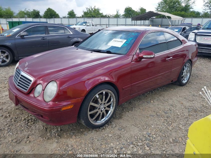 2001 Mercedes-Benz Clk 320 VIN: WDBLJ65G81F186368 Lot: 39896886