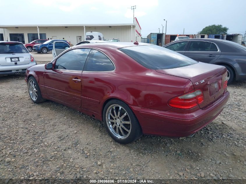 2001 Mercedes-Benz Clk 320 VIN: WDBLJ65G81F186368 Lot: 39896886