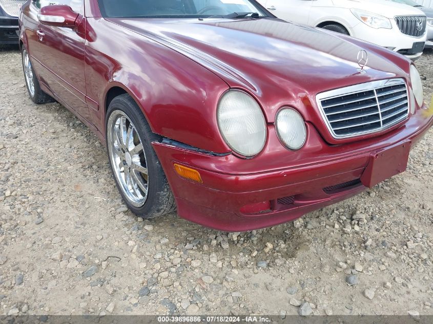 2001 Mercedes-Benz Clk 320 VIN: WDBLJ65G81F186368 Lot: 39896886