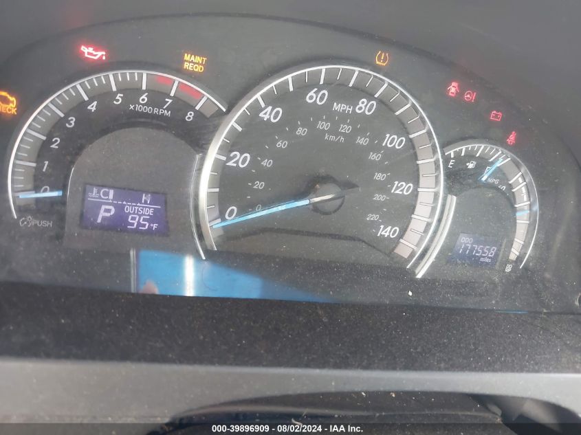 2012 Toyota Camry Se VIN: 4T1BF1FK1CU169118 Lot: 39896909