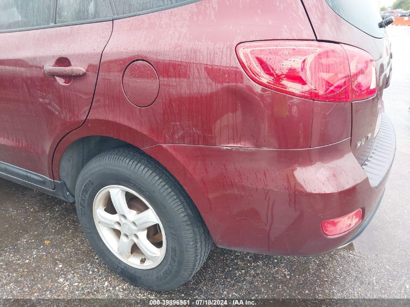 2007 Hyundai Santa Fe Gls VIN: 5NMSG13D87H036361 Lot: 39896951