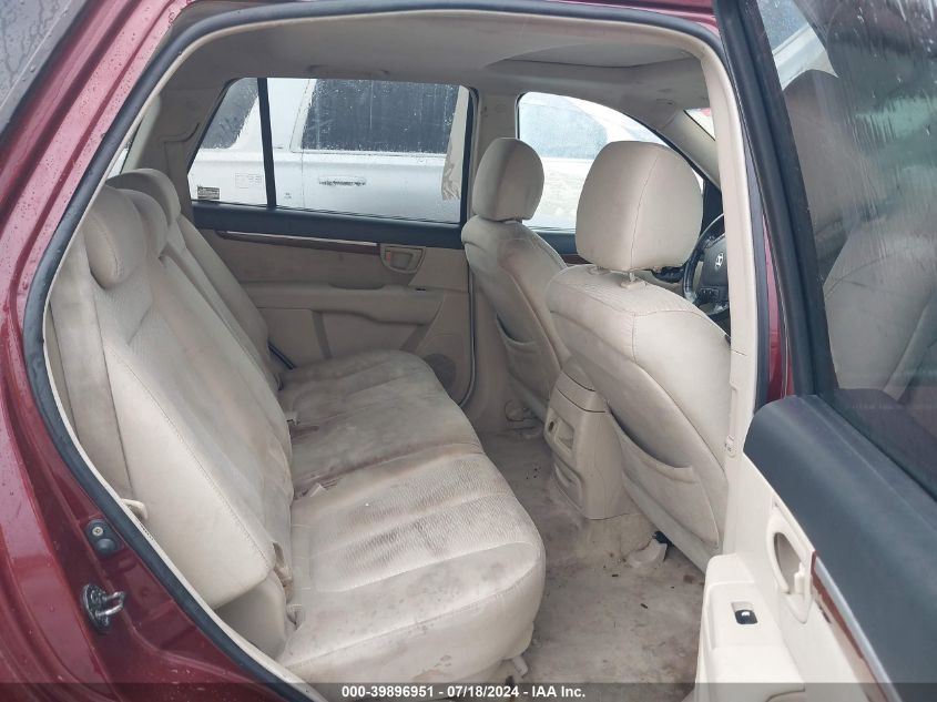 2007 Hyundai Santa Fe Gls VIN: 5NMSG13D87H036361 Lot: 39896951