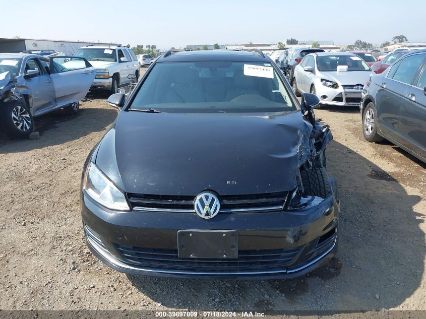 2017 Volkswagen Golf Sportwagen Tsi S/Tsi Se/Tsi Sel VIN: 3VWC17AU5HM529132 Lot: 39897009