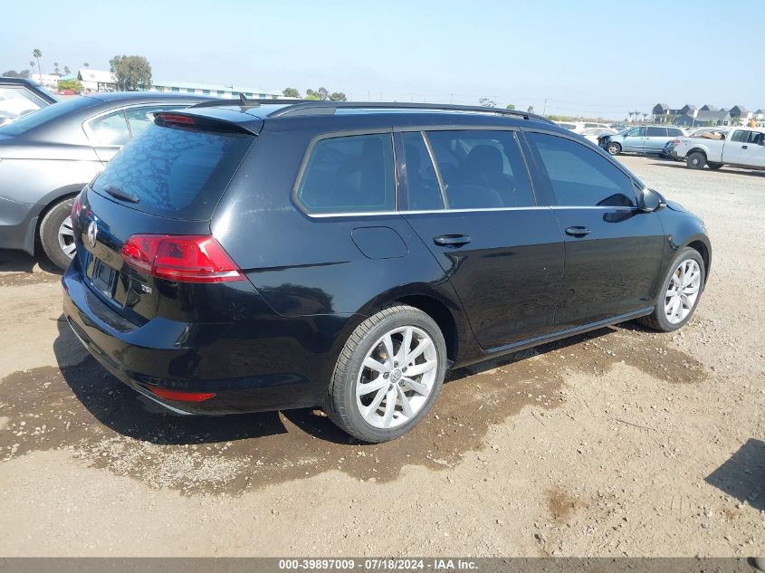 2017 Volkswagen Golf Sportwagen Tsi S/Tsi Se/Tsi Sel VIN: 3VWC17AU5HM529132 Lot: 39897009