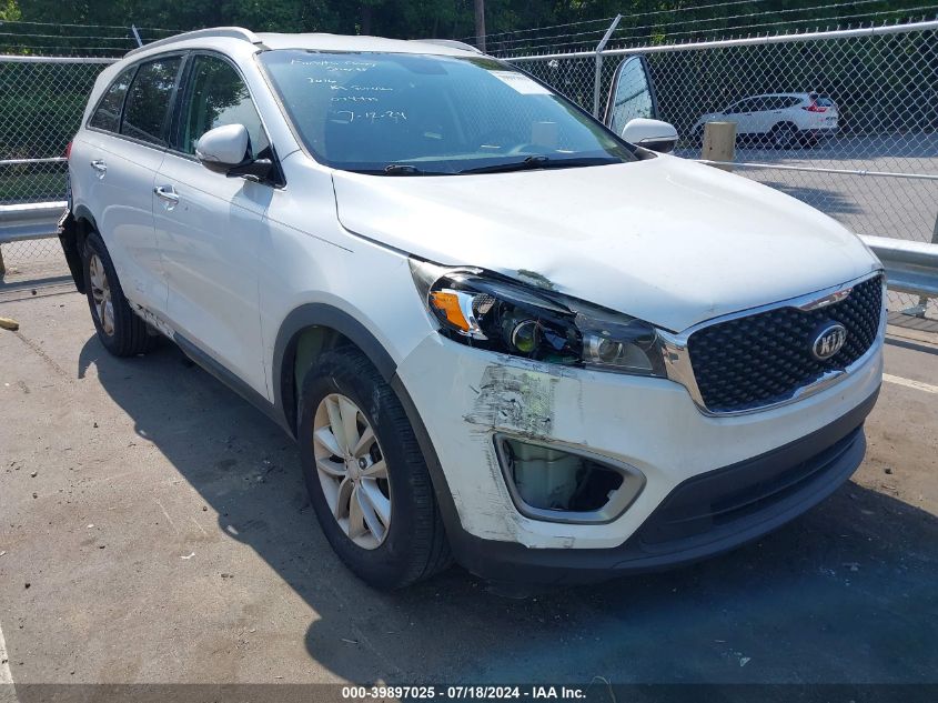 2016 Kia Sorento 2.4L Lx VIN: 5XYPG4A33GG074740 Lot: 39897025