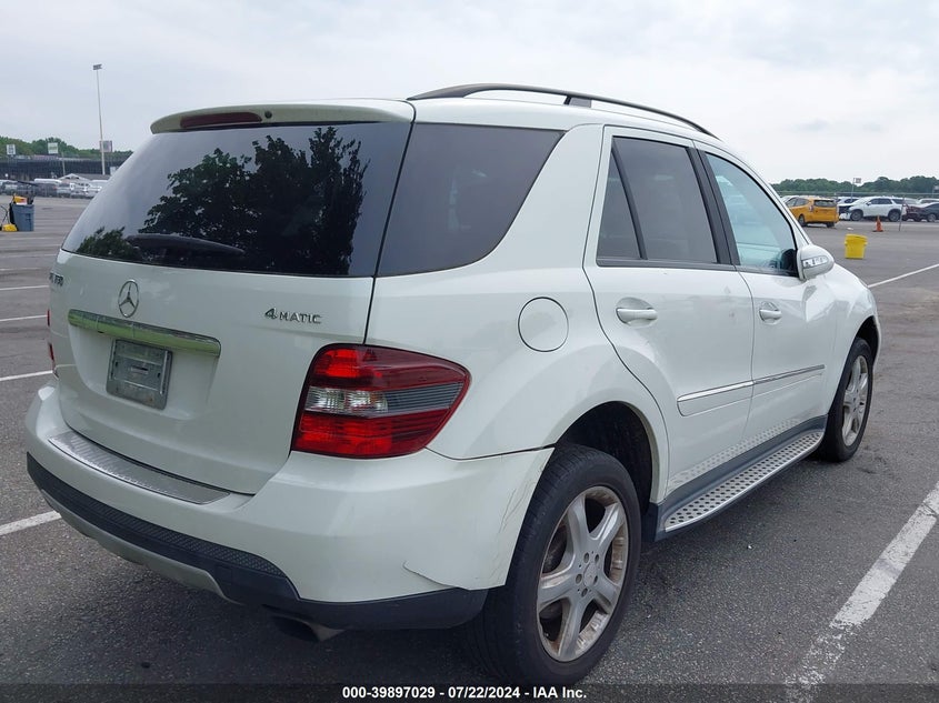 2008 Mercedes-Benz Ml 350 4Matic VIN: 4JGBB86E48A383396 Lot: 39897029