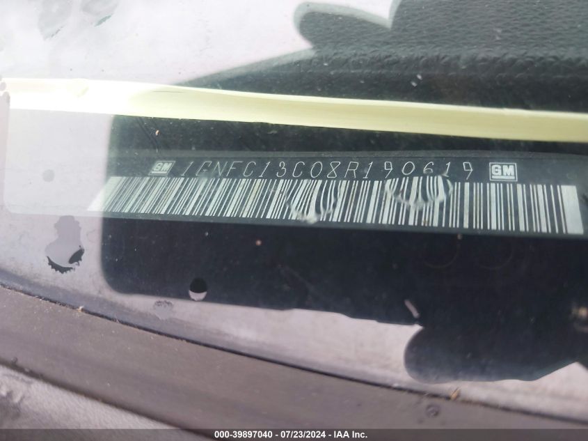 2008 Chevrolet Tahoe Ls VIN: 1GNFC13C08R190619 Lot: 39897040