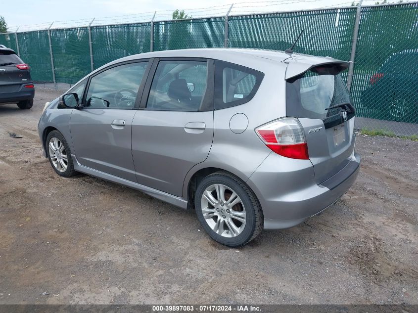 2009 Honda Fit Sport VIN: JHMGE88499S064477 Lot: 39897083