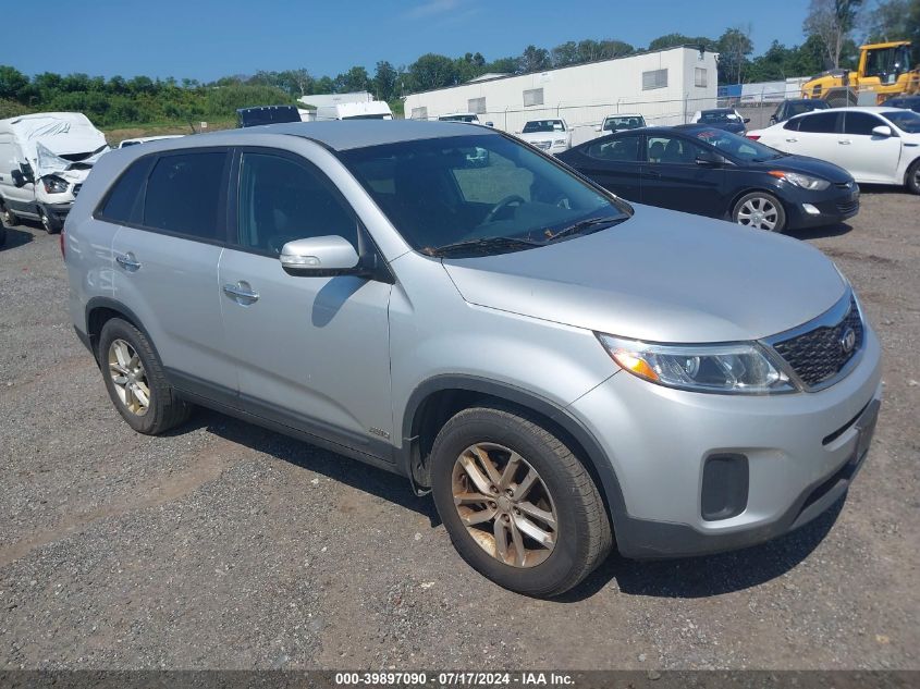 2015 Kia Sorento Lx VIN: 5XYKTCA61FG614272 Lot: 39897090