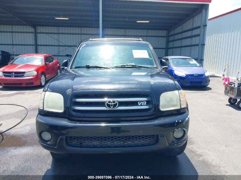 2001 Toyota Sequoia Limited VIN: 5TDZT38AX1S055115 Lot: 39897096