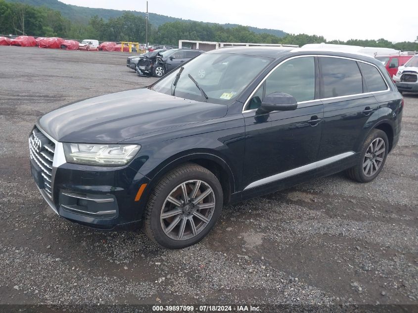 2017 Audi Q7 3.0T Premium VIN: WA1LAAF74HD019153 Lot: 39897099