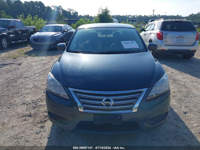 2015 Nissan Sentra S/Sv/Sr/Sl VIN: 3N1AB7AP5FL654820 Lot: 39897147