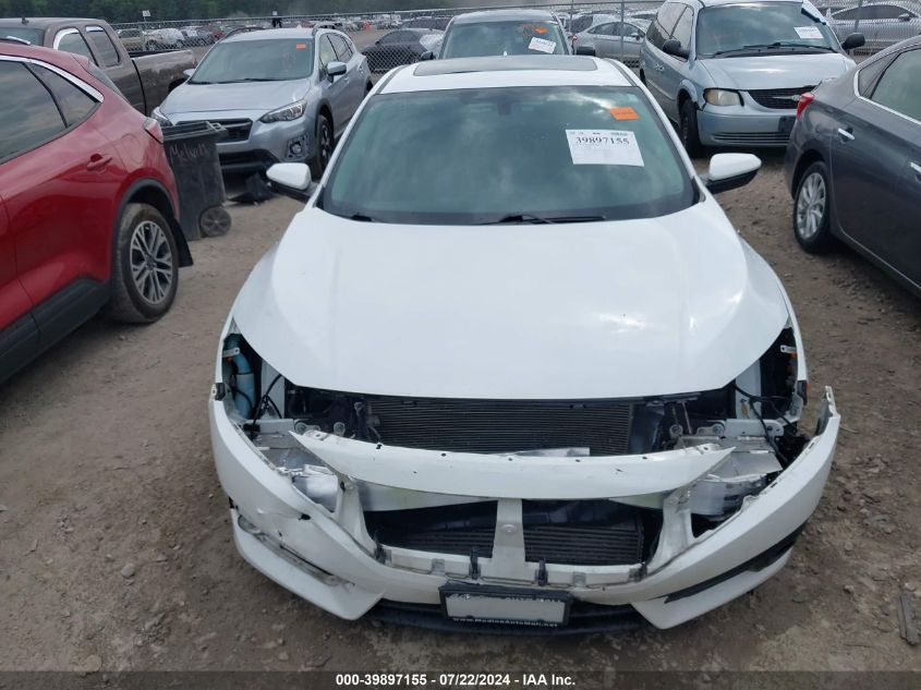 2018 Honda Civic Ex-L VIN: 2HGFC1F76JH645729 Lot: 39897155