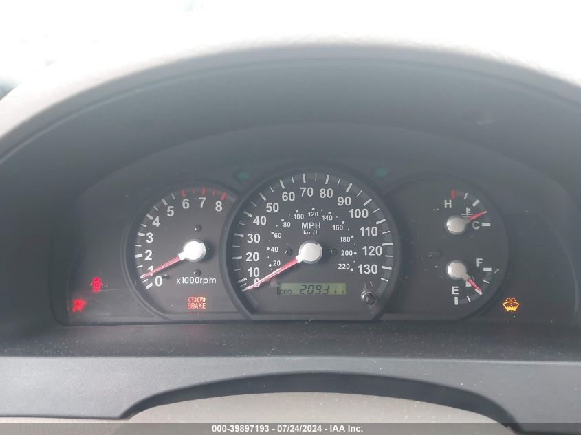 2005 Kia Sorento Ex/Lx VIN: KNDJC733355478269 Lot: 39897193